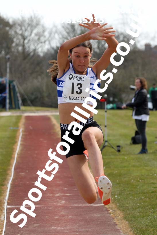 Long jump, 2021 NECAA Open Graded Meeting, Morpeth. Photo: David T. Hewitson/Sports for All Pics